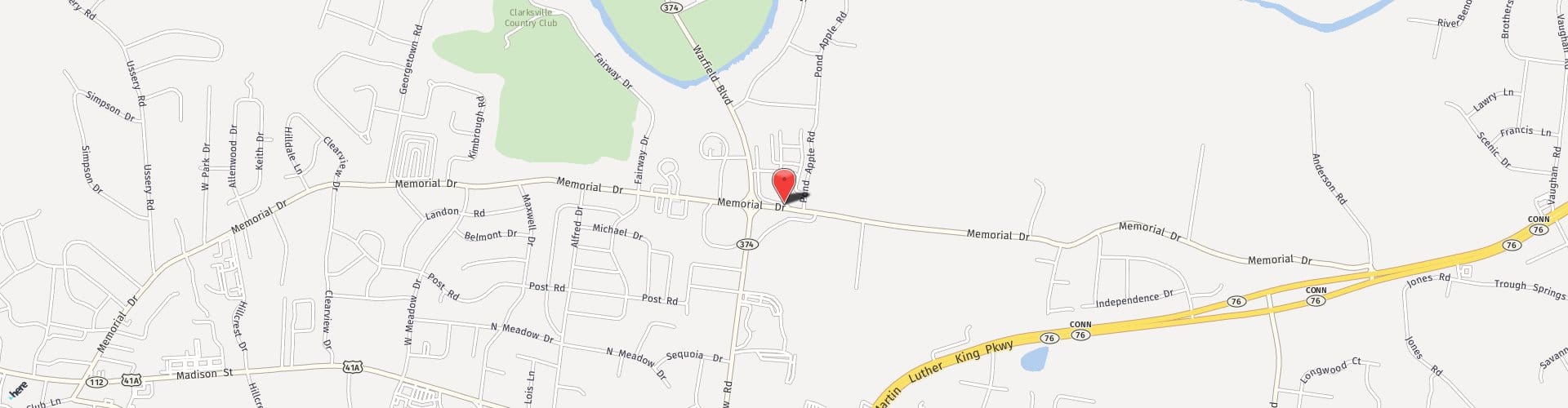 Location Map: 2313 Rudolphtown Rd. Clarksville, TN 37043